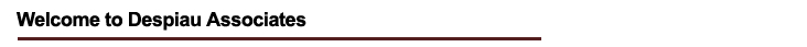 Welcome to Despiau Associates