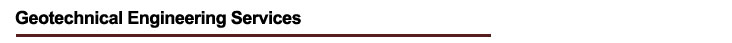 Geotechnical Engineering Services